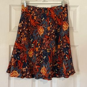 ANTHROPOLOGIE Sisters Gulassa Caterina
Floral Mini Skirt Pull-on Blue XS